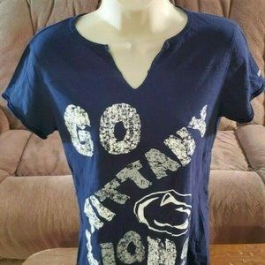 SOFFEE Low Cut Neck Nittany Lions LG 100% Cotton